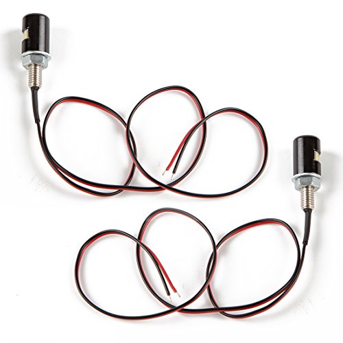 image for CZC AUTO 2PCS License Plate Light, License Tag Screw Bolt Lamp, 12V Wh