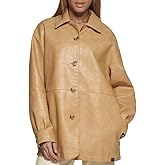 Levi's Womens Levi's Women's Relaxed Fit Faux Leather Blazer