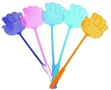 Pest Control Fly Swatter, Assorted Colors, 5 Pack