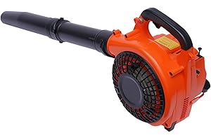 GMSLUU Handheld Gas Blower, 2-Stroke Gas Powered Leaf Blower, 750W 25.4cc Gasoline Grass Sweeper for Lawn Care, Snow Blowing & Yard Cleaning, Heavy Duty Grassland Cleaning Machine