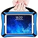 Vakoo iPad Mini 4 Case, iPad Mini 4 Kids Proof Shockproof Drops Protection Soft Silicone Heavy Duty Handle Cover Case for Apple iPad Mini 4, Black/Blue