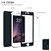 iPhone 6 Case ,FLOVEME [All-Round Series] 360 Degree 2 in 1 Full Cover Protection Case with Tempered Glass Screen Protector for Apple iPhone6/6S 4.7 inch ¨C Black