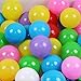 Olymstore 200pcs Baby Ocean Balls Pit Ball, Crush Proof Colorful Soft Plastic Ball Phthalate & BPA Free Playballs, Children Kid Toys Gift Pool Tent Playground Swim Playhouse(5.5 cm-Classic 7 Color)