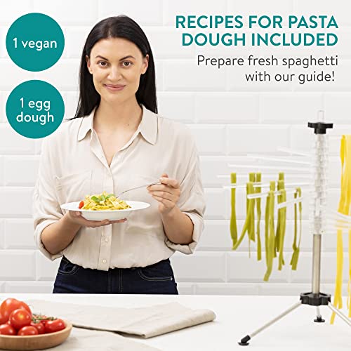 Navaris Collapsible Pasta Drying Rack Tall Spaghetti Noodle Dryer