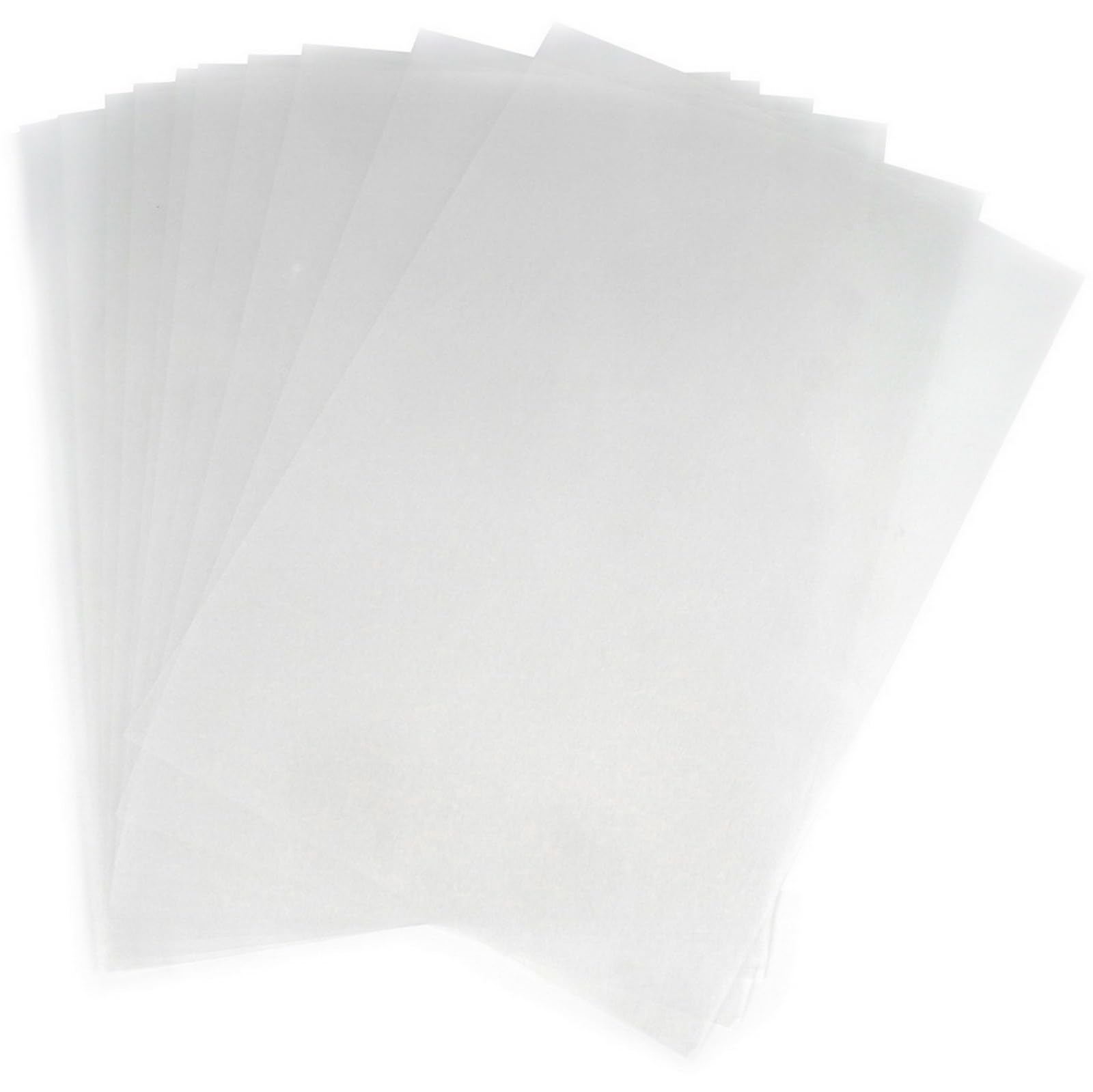 AyeVision 10PCS A4 Size Heat Shrink Plastic Sheet Printable Paper Heat Shrink Paper DIY Art Jewelry Craft for Inkjet Printer（Semitransparent