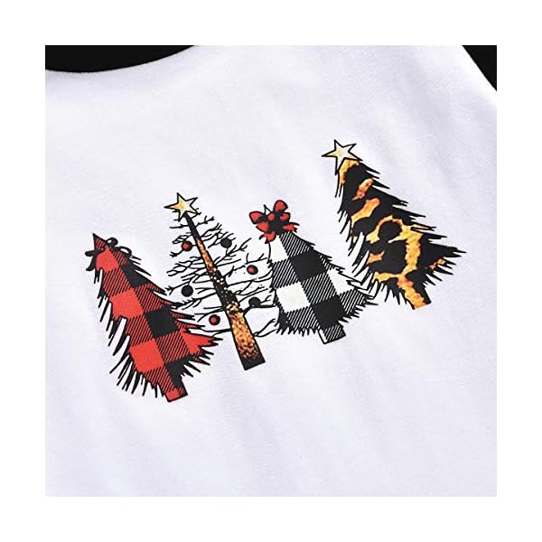 Toddler Baby Ruffle Sleeve Blouse Christmas Tree Printed Long Sleeve T-Shirts Tops Clothes - Image 5