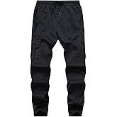 Buytop Mens Casual Cargo Pants Joggers Pants Workout Pants Multi Pockets
