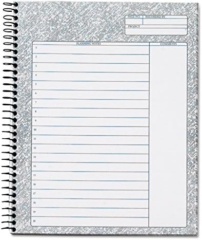 TOP63754 UNITED STATIONERS (OP) NOTEBOOK,PROJECT PLANR,WH
