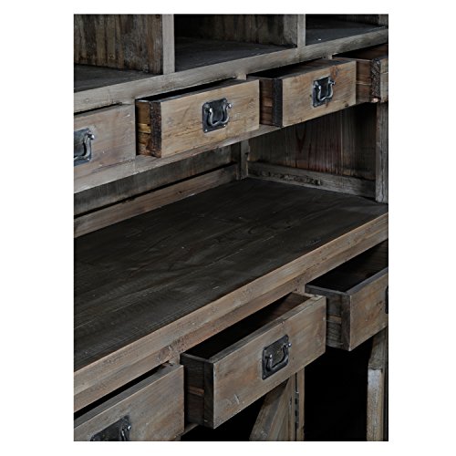 Elmwood Park Mission Sideboard With Hutch