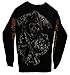 Sons Of Anarchy Charging Reaper Long Sleeve T-shirt (Medium, Black)