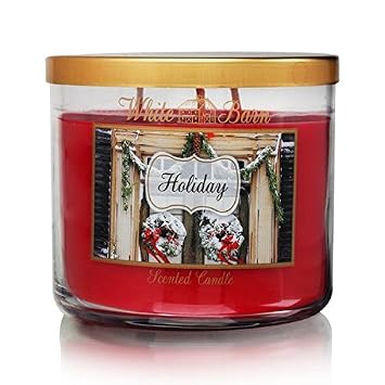 Amazoncom Bath Body Works Holiday 3 Wick Scented Candle