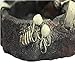 Tvoip Creative Skull Ashtray & Love Skull Beauty Girl Figurine Resin Ashtray Home Table Decor