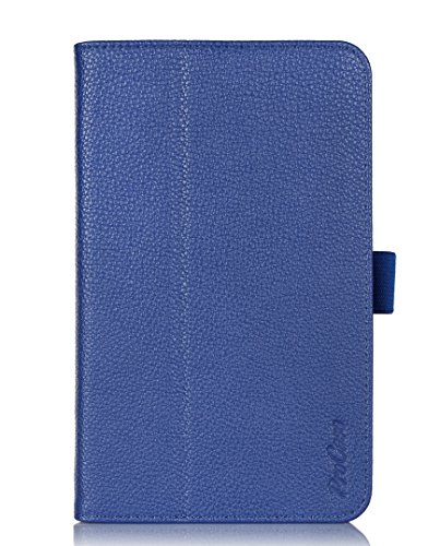 ProCase LG G Pad 7.0 Case - Bi-Fold Flip Stand Folio Cover Case exclusive for LG G Pad 7 inch Tablet (V400), with Hand Strap, bonus procase stylus pen (Navy, Dark Blue)