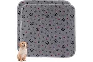 ESWIN Washable Pee Pads for Dogs,2 Pack Extra Large 72"x72" Super Absorbent Reusable Puppy Pads,Non-Slip 100% Waterproof Dog Pee Pads,Pet Training Pads for Couch, Crate,Potty Training,Floor