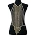 Bikini Body Chain Sexy Waist Belly Belt Women Full Metal Chain Harness Necklace Golden Statement Beach Jewelry