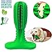 UPBASICN Dog Toothbrush Stick-Bite Brushing Stick Cleaning Interactive Nontoxic Bite Resistant Natural Rubber, Dental Hygiene Brushes for Small to Medium Dogs