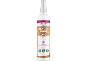 BIO PETACTIVE Bio Pet Active Beauty Shine Spray for Cats and Dogs - Improves Coat Health, Reduces Static and Adds Shine, Moisturizes and Softens Fur with Provitamin B5, 3.25 fl oz, 1 Pack