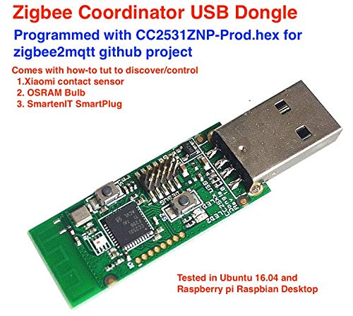 CC2531 Zigbee Coordinator for Raspberry Pi(RaspBee Alternative) (Best Raspberry Pi Alternative)