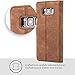 Snakehive Leather Wallet for Samsung Galaxy S8 Plus, Luxury Genuine Leather Wallet with Viewing Stand and Card Slots, Flip Cover Gift Handmade in Europe for Samsung Galaxy S8 Plus - Brown