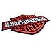 Harley Davidson Patch Orange Bar & Shield XL 7.28