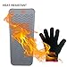 Heat Resistant Mat Pouch and Heat Resistant Glove for Curling Irons, Hair Straightener, Flat Irons and Other Hair Styling Tools 11.5