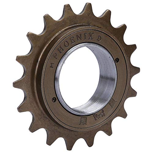 VGEBY Bicycle Freewheel, 18 Teeth single speed freewheel Bike Freewheel Chain Sprocket Replacement Accessory for Mountain Bike
