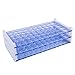Bipee Scientific Detachable Test Tube Rack for Tubes of Dia.≤17mm, 50 Holes, PS Material (2pcs) (Tuberack-50x18)