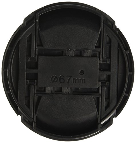 CowboyStudio 67mm Center Pinch Snap-on Lens Cap for Nikon Lens Replaces LC 67 - Includes Lens Cap Holder