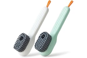 Professional Suede Sneaker Cleaner and Shoe Cleaning Kit with Liquid Dispenser - Includes Boot Brush and White Shoe Cleaner -