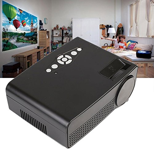 Hanbaili (US Plug)3000 Lumens LCD Mini Projector, Multimedia Home Theater Video Projector Support 1080P HDMI USB SD Card VGA AV Home Cinema TV Laptop Game iPhone Android Smartphone with HDMI Cable - Thumbnail 5