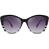 FEISEDY Polarized Vintage Sunglasses American Womens Square Jackie O Cat Eye Sunglasses B2451