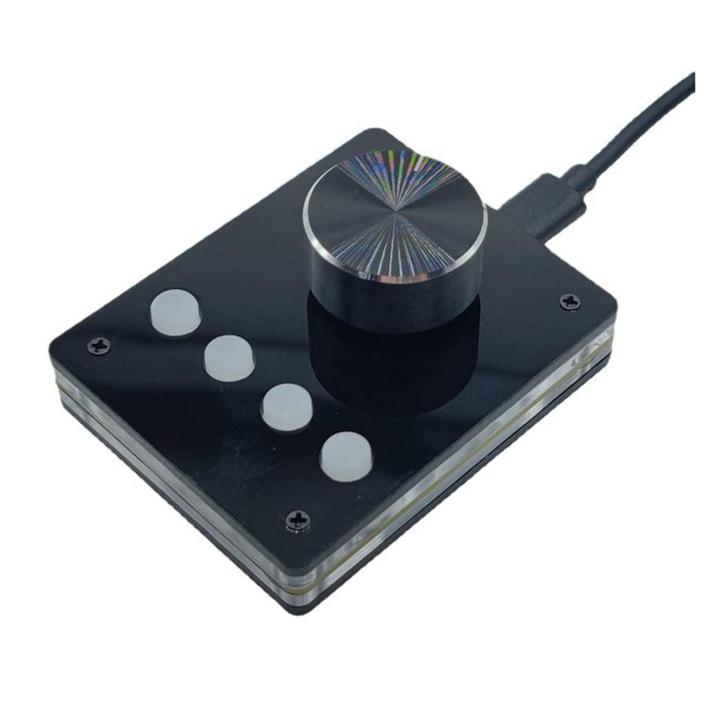 Dedjgoo USB Knob Custom Programmable Mini Macro Keyboard with Volume Controller