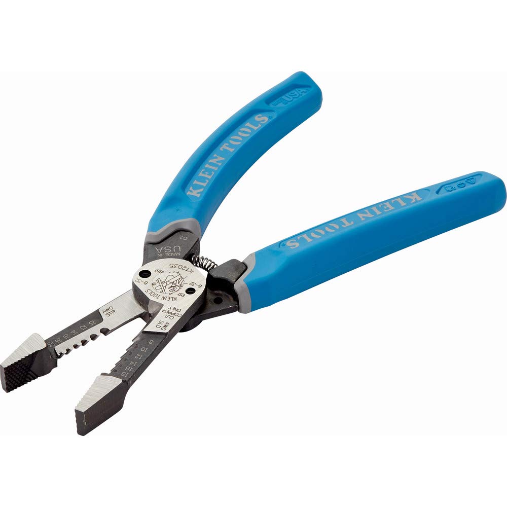 Klein Tools K12035 Klein-Kurve Wire Cutters, Heavy Duty Wire Stripping Tool