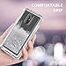 Dexnor Compatible with LG Stylo 4 Case LG Q Stylus Case Hard Clear Glitter 3D Flowing Liquid Cover TPU Silicone + PC 3 Layer Shockproof Protective Heavy Duty Defender Bumper for Girls/Women - Silver