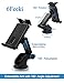 6Feeki Cell Phone Holder for Car, Car Phone Mount Windshield Long Arm Car Phone Mount with One Button Design and Anti-skid Base Car Holder for iPhone X/8/7/7P/6s/6P,Galaxy S9/S8,Huawei,iPad (1)