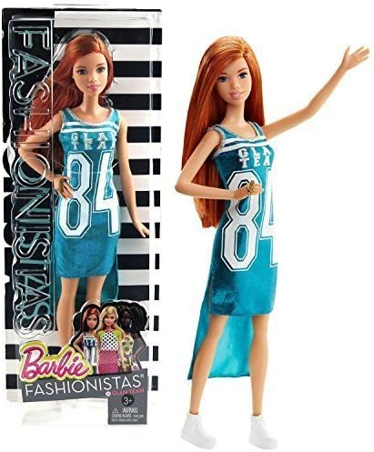 FAS Year 2015 Fashionistas Series 12 Inch Doll - Summer in Shimmering Blue Glam Team #84 Tank Dress with 2 Level Hem