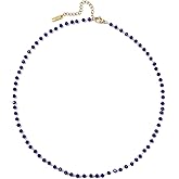 Beaded Choker Necklaces for Women 18k Gold Plated Dainty Gold Choker Necklaces for Women