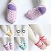 Kisgyst 5 Pairs Baby Girls Toddler Cartoon Dots Anti Slip Skid Foot Socks No-Show Crew Cotton Socks Sneakers 10-30 Months