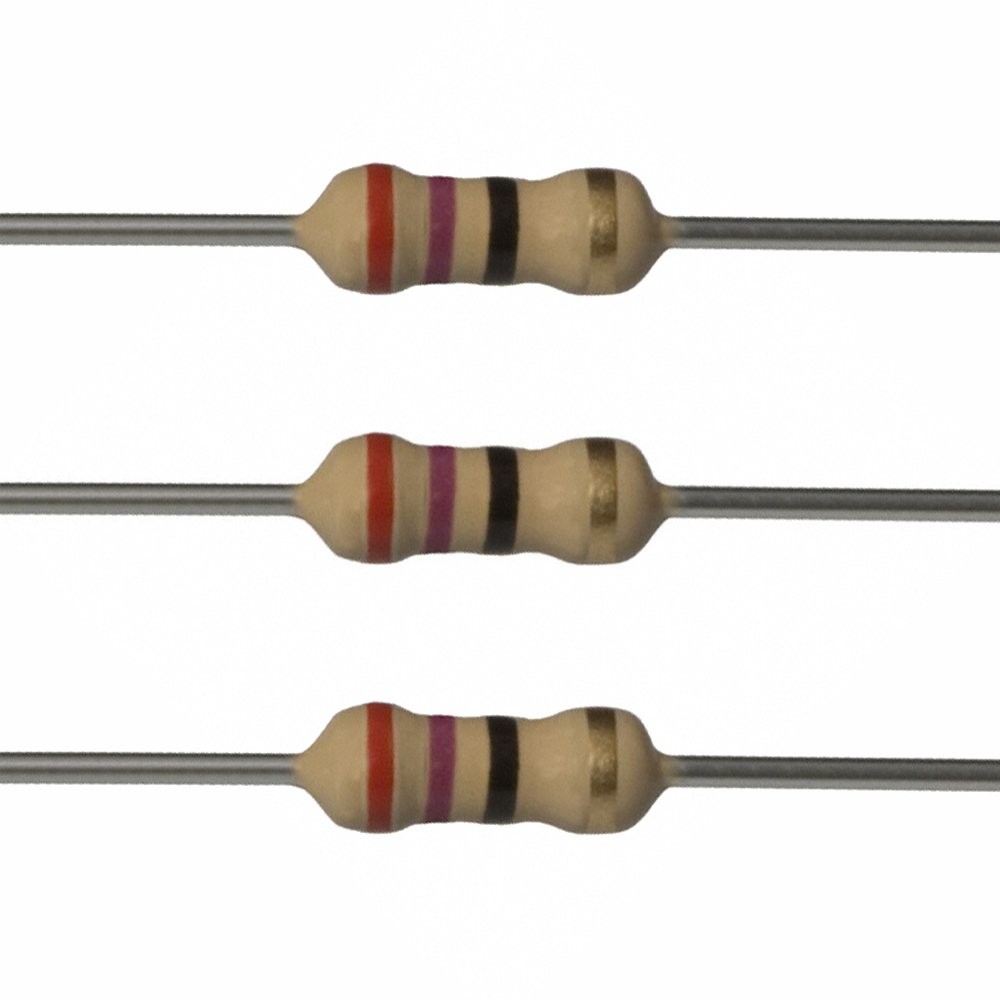 E-Projects 100EP51427R0 27 Ohm Resistors, 1/4 W, 5% (Pack of 100)