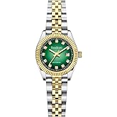 Szaikyri Classic Watch for Women with Solid Stainless Steel Band and Calendar Water Resistant