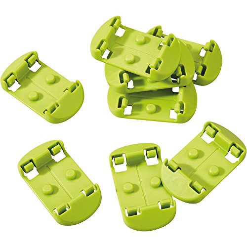 HABA Kullerbu Expansion Set - Floor Connectors - 8 Piece Set for Flat Layouts