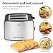 Toaster 2 Slice, Compact Bread Toasters Stainless Steel Housing best rated prime, 2 Extra Wide Slots