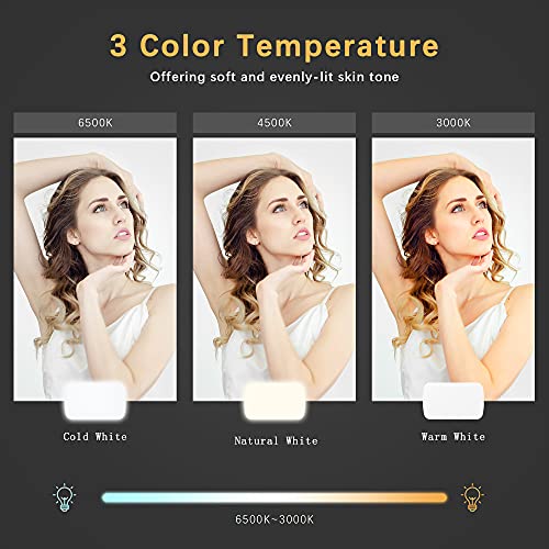 Kit de iluminación para videoconferencia Aogled, luz de Zoom pequeña con 3 Modos de luz para grabación de Video/transmisión en Vivo/Trabajo Remoto/Aprendizaje a Distancia