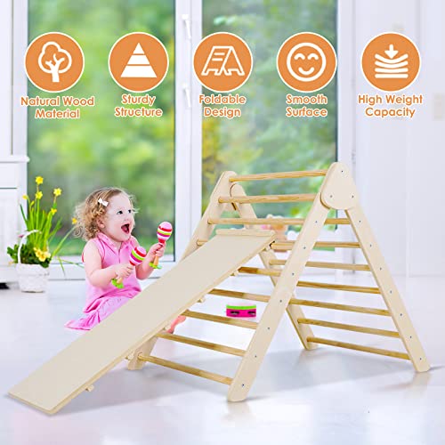 Montessori Climber with Ramp,Indoor Montessori Climbing Toys for Kids