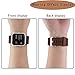 Fitbit Blaze Bands,Vancle® Classic Sport Accessories Comfortable Durable Replacement Wristband with Metal Clasp for Fit bit Blaze Smart Fitness Watch (Brown, Samll)