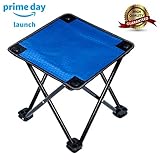 Garne T Mini Portable Folding Stool,Outdoor Folding Chair for Camping,Fishing,Travel,Hiking,Garden,Beach, Quickly-Fold Chair Oxford Cloth with Carry Bag
