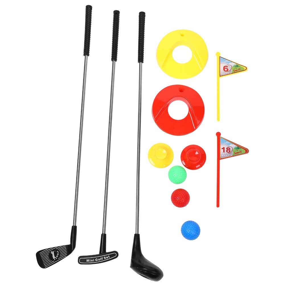 10pcs Kids Club Set, Clubs Toy Set Flag Mat Practice Balls Kids Sport Toys for Preschool Education Outdoor Entertainment