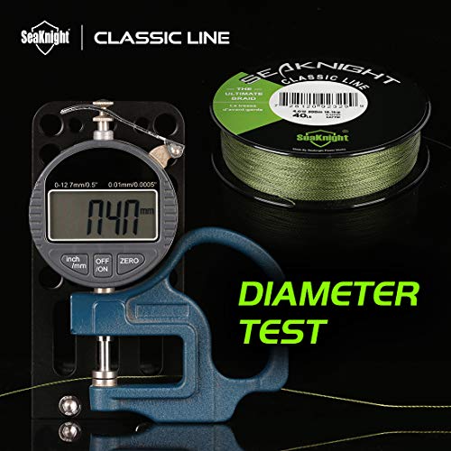 Seaknight Classic 4 Strange Geflochtene Angelschnur 300M/500M SUPER geflochten Line dünner, starker und glatter Angeln… – Bild 6