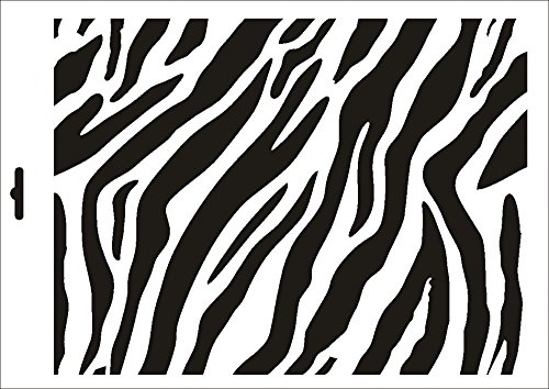 UMR-Design W-097 Tiger Fur Textil- / wallstencil Size A4