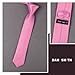 Dan Smith Deep Pink,Dark Blue,Blue Violet,Pink,Dark Slate Gray Men Skinny Neck Tie Style Skinny Tie Multi-Color DAN2013 Plain Feel Silk